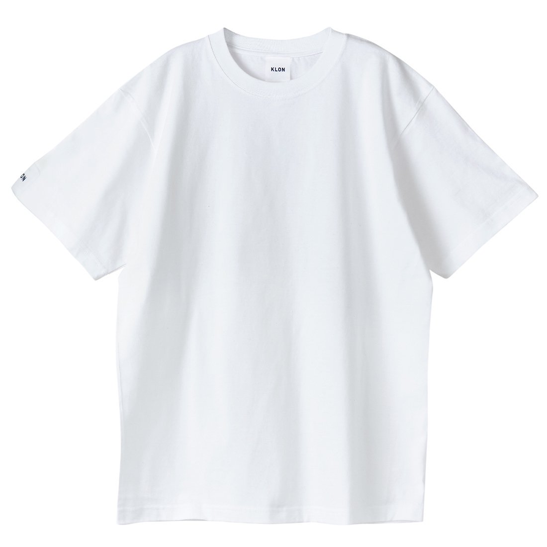 KLON BASIC NAME TAG TEE WHITE