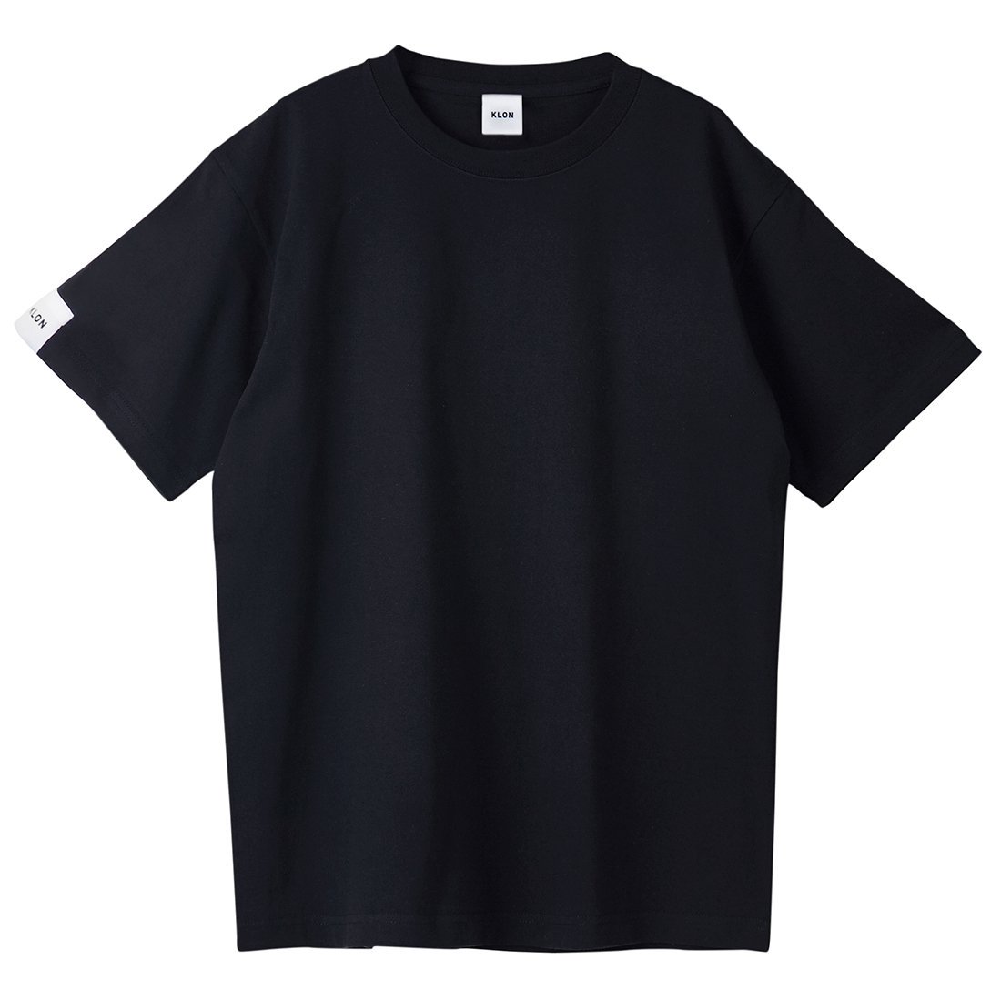 KLON BASIC NAME TAG TEE BLACK