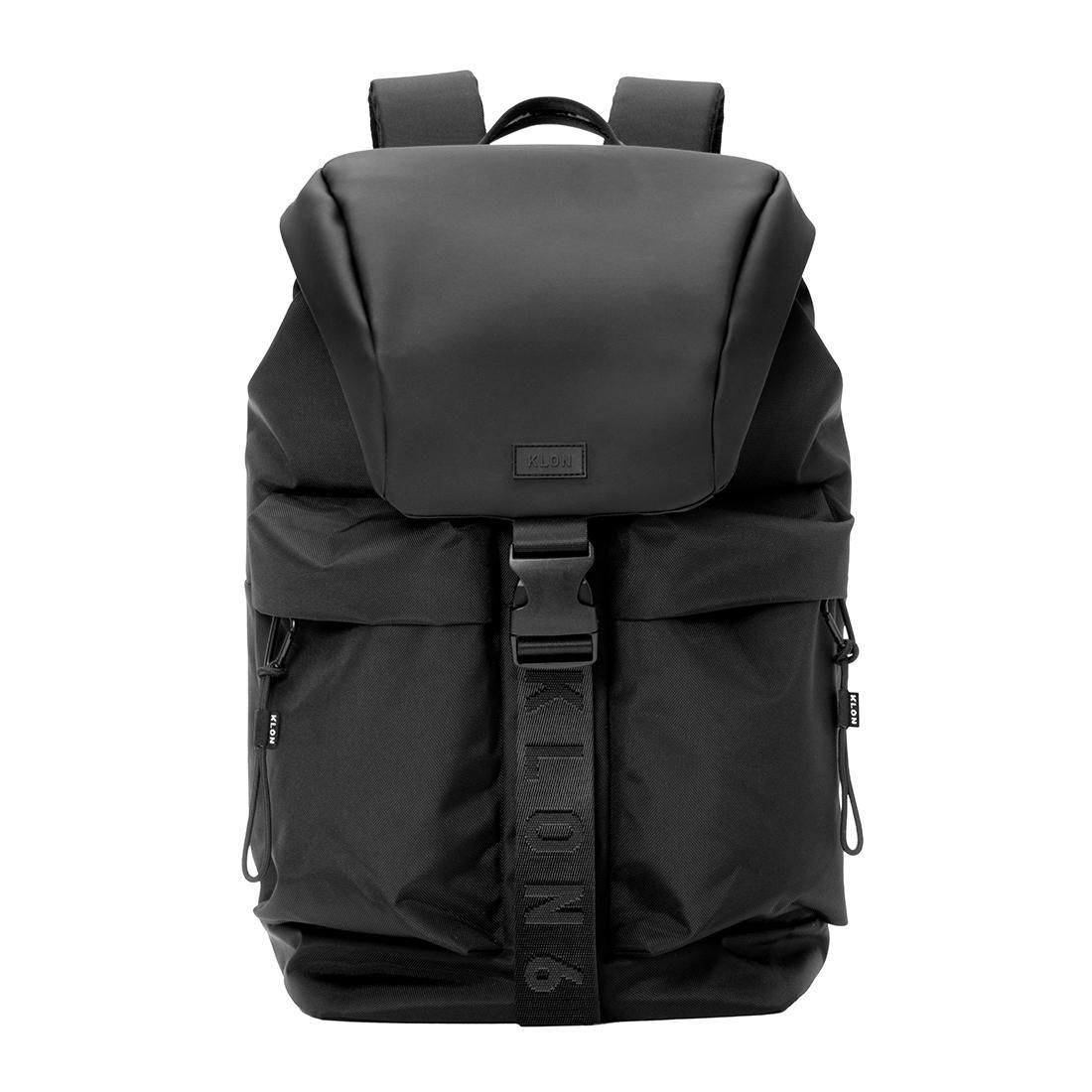 KLON MATTE COATED RUCK SACK-VAN BLACK