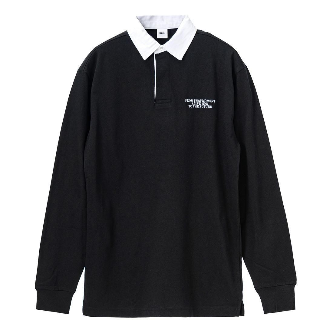 KLON LONG SLEEVE RUGBY JERSEY BLACK