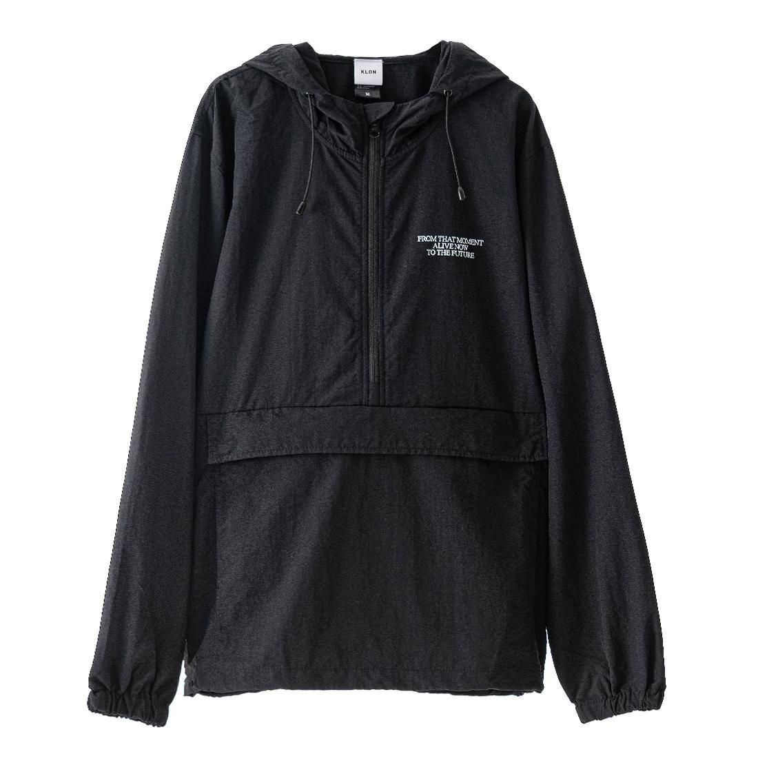 KLON PACKABLE ANORAK PARKA BLACK