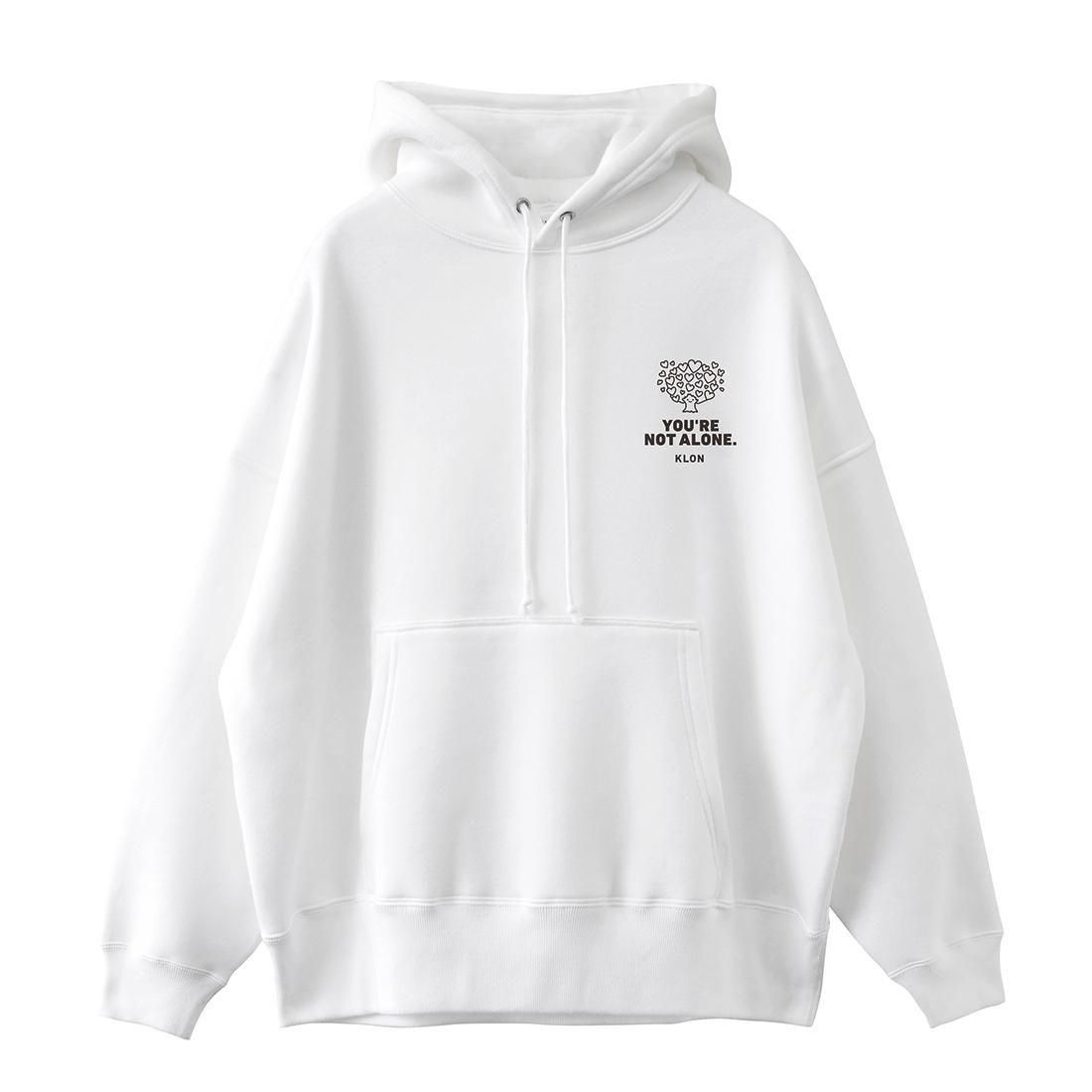 KLON COLLABORATION PARKA WHITE -ひとりじゃないよ-