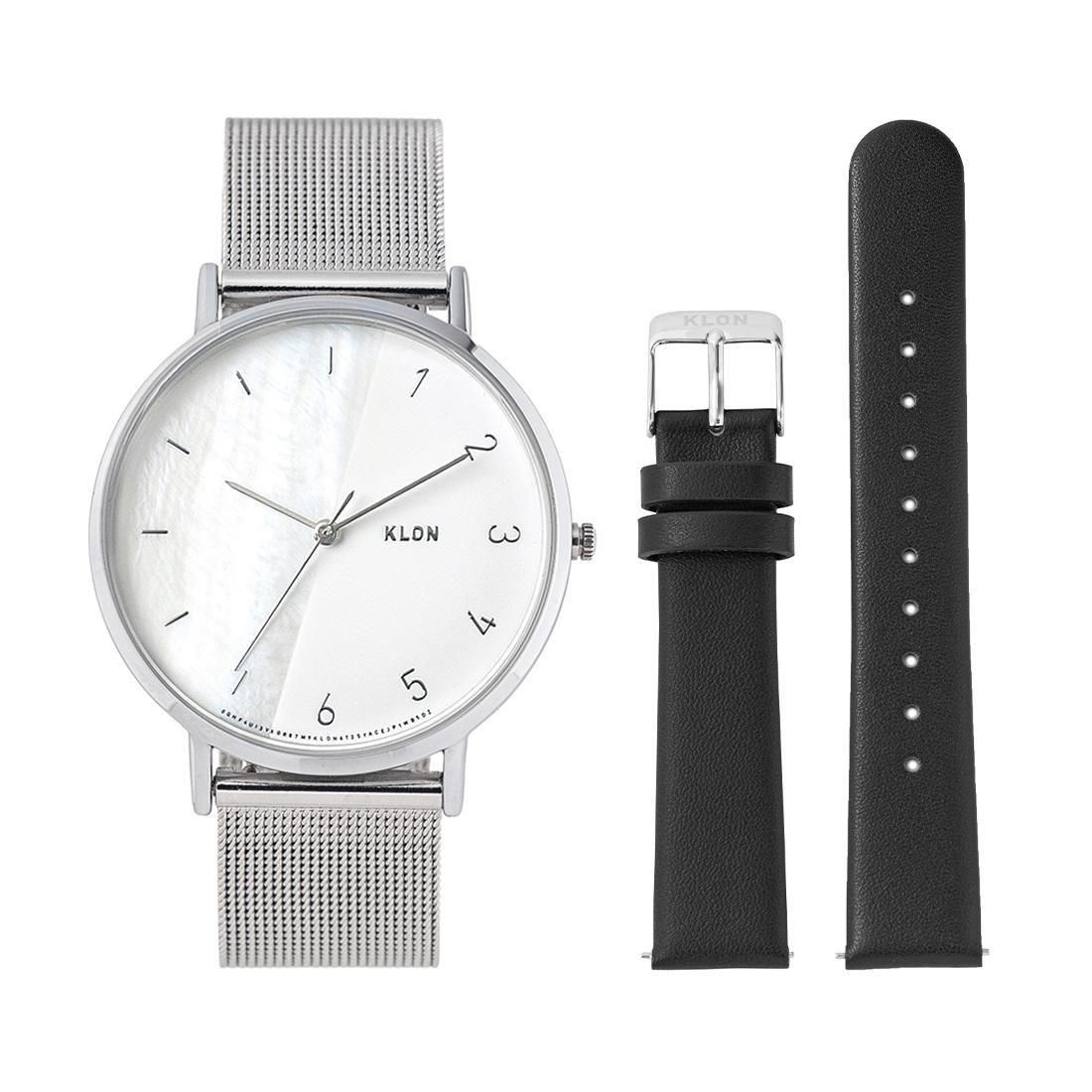 KLON CONNECTION HALFSHELL FIRST -BLACK LEATHER STRAP SET- 38mm