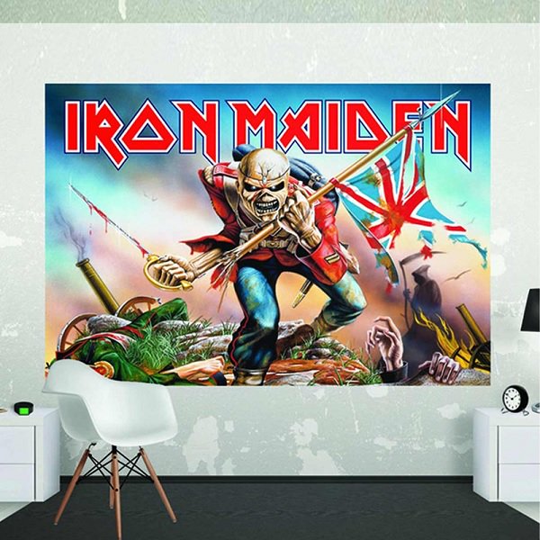 Iron Maiden Wall Mural 壁紙 メタルtシャツ専門店metal Life メタルライフ