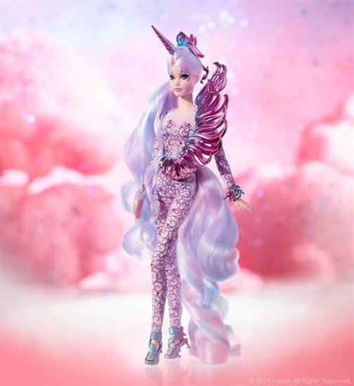 barbie doll with unicorn