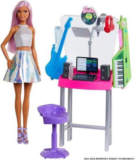 barbie musician doll and playset