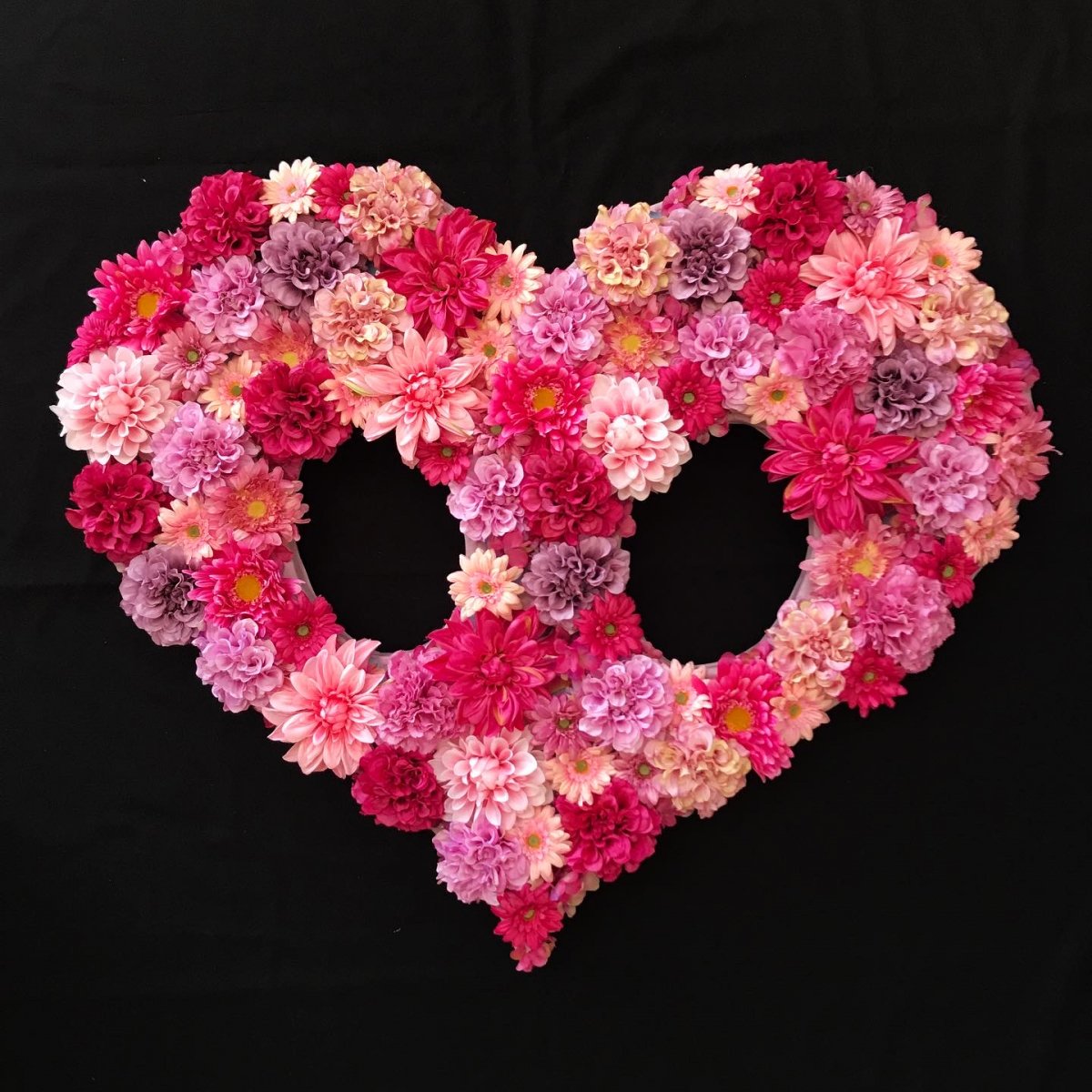 ハートフラワーフォトフレーム Heart Flower For Face Flowerdesign Atelier Enki