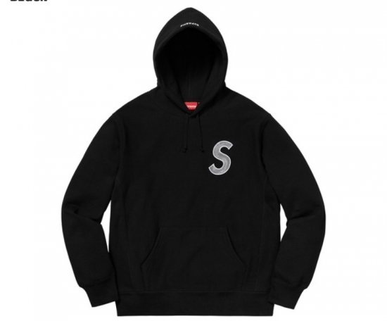 supreme s logo hoodie fw18