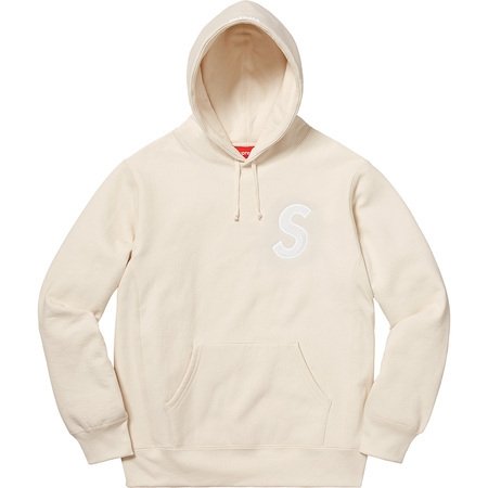 supreme s logo hoodie fw18