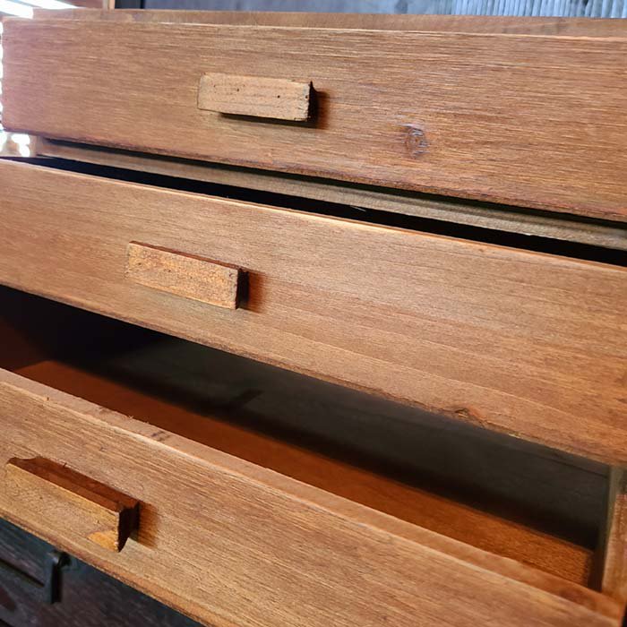 木製3段ボックス・小引き出し・小物収納ケース | 旅するレトロ雑貨店 