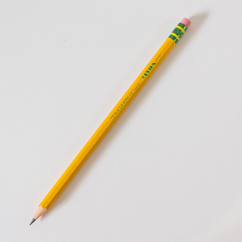 Lyra リラ 消しゴム付き鉛筆 テマグラフ Hb 12本セット 商いや 山田
