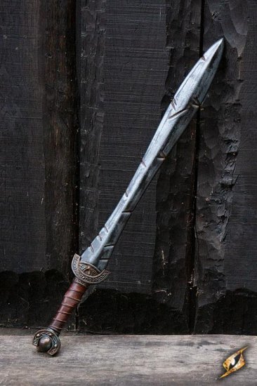 Battleworn Celtic Leaf Sword - 85 cm - Larp Shop Japan