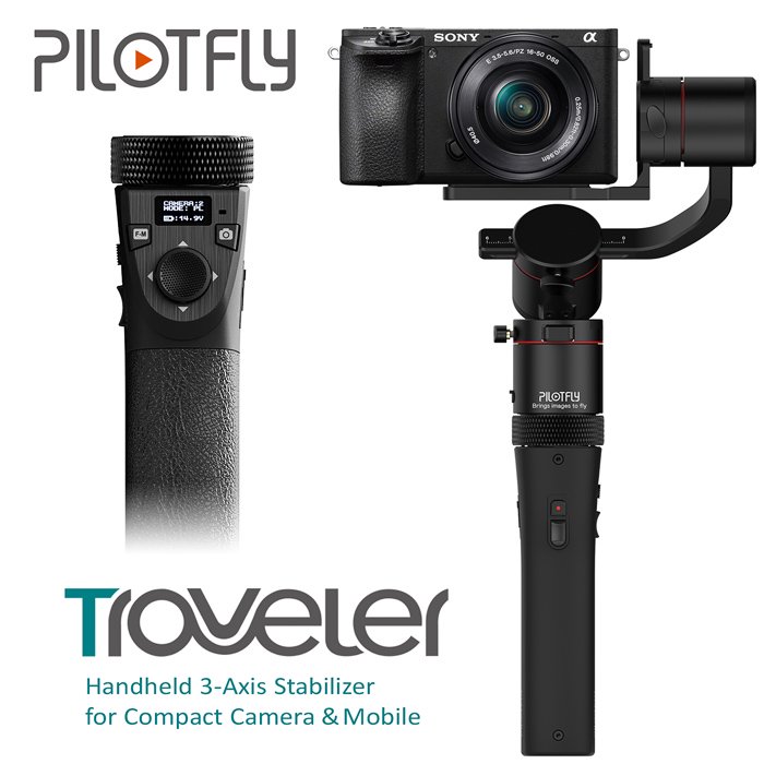 Pilotfly Traveler トラベラー 3軸電動ジンバル 1年保証 遠隔サポート保証付き
