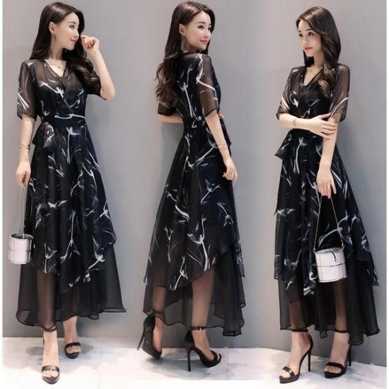 ワンピース カシュクールでセレブチックな大人韓国ドレス 韓国ファッション通販レディースmarron マロン