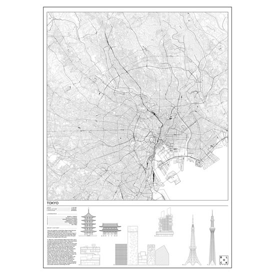 アート ポスター Tokyo 東京 日本 マップ 地図 Msize Block Stdo General Supply ジェネラルサプライ Gs Onlineshopアート ポスター London ロンドン Msize Block Stdo