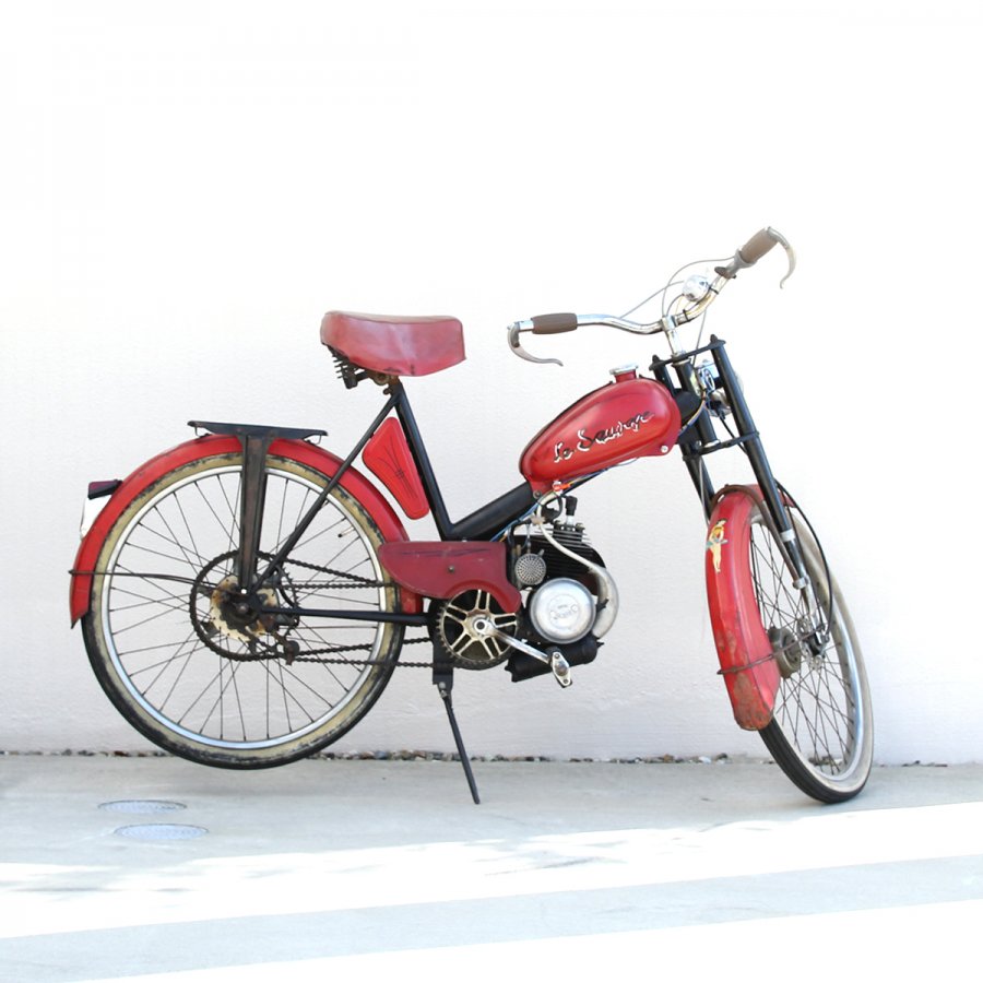 1960年代 フランス ヴィンテージ モペッド ペダル付き バイク