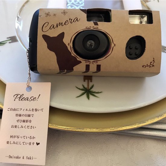 インスタントカメラ用 カバー タグ 名入れ対応 結婚式のペーパーアイテム通販サイト Kinacoro きなころ