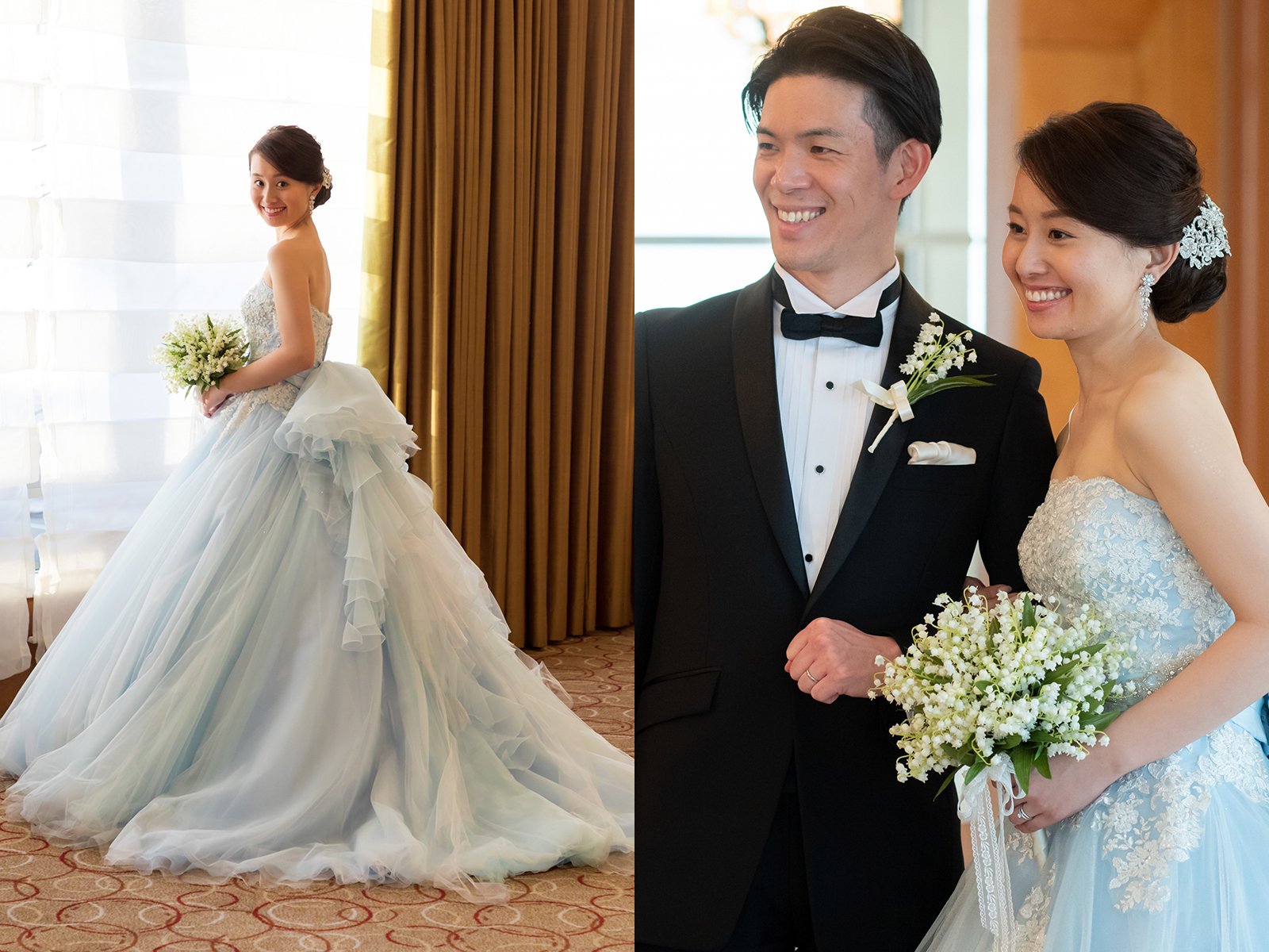 横浜ロイヤルパークホテル結婚式持ち込み高級造花のウェディングブーケオーダーメイド