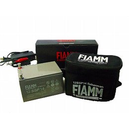 新品 格安 高品質 低コスト 電動リール用フィッシングバッテリー Fiamm 12ssp14 ヒノヤバッテリーショップ