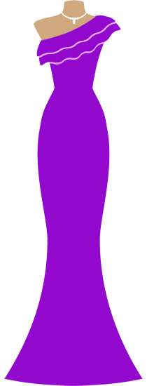 ドレスカラー：パープル/紫