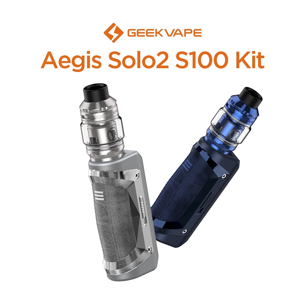 Geek vape Aegis Solo2 S100 Kit【ギークベイプ イージスソロ ボックスタイプ バッテリー別売】