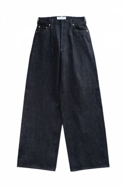 WRYHT - KNOTTED BUCK WIDE JEANS - INDIGO LOW