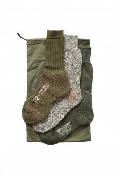 Nigel Cabourn woman - 3-PACK ARMY SOCKS - OLIVE
