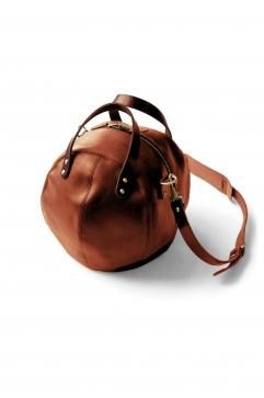 Nigel Cabourn - HELMET BAG LEATHER - BROWN – PHAETON