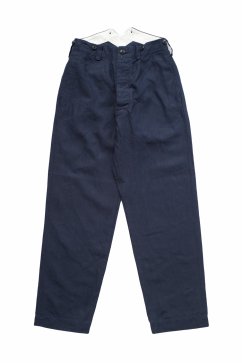Nigel Cabourn WOMEN'S - FRENCH WORK PANT - HIGH DENSITY LINEN - NAVY