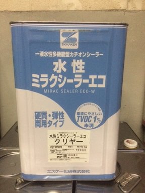 水性ミラクシーラーエコ 15ｋｇ エスケー化研 高商建材