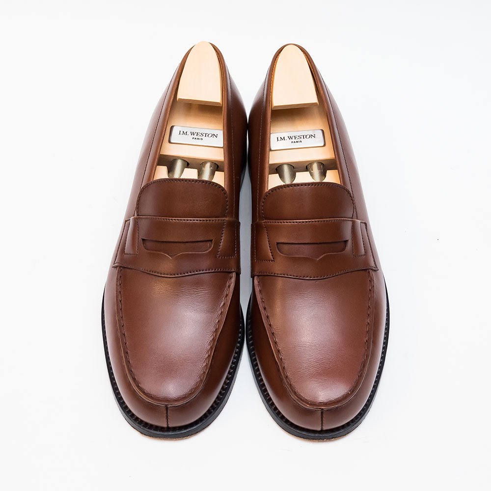 ジェイエムウエストン 180 ローファー ブラウン シューツリー付き サイズ5.5C - 中古革靴販売|革靴の通販ラスタイルシューズショップ