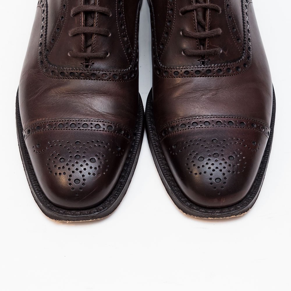チャーチ DIPLOMAT（ディプロマット）定番セミブローグ 173ラスト サイズ5.5F - 中古革靴販売|革靴の通販ラスタイルシューズショップ