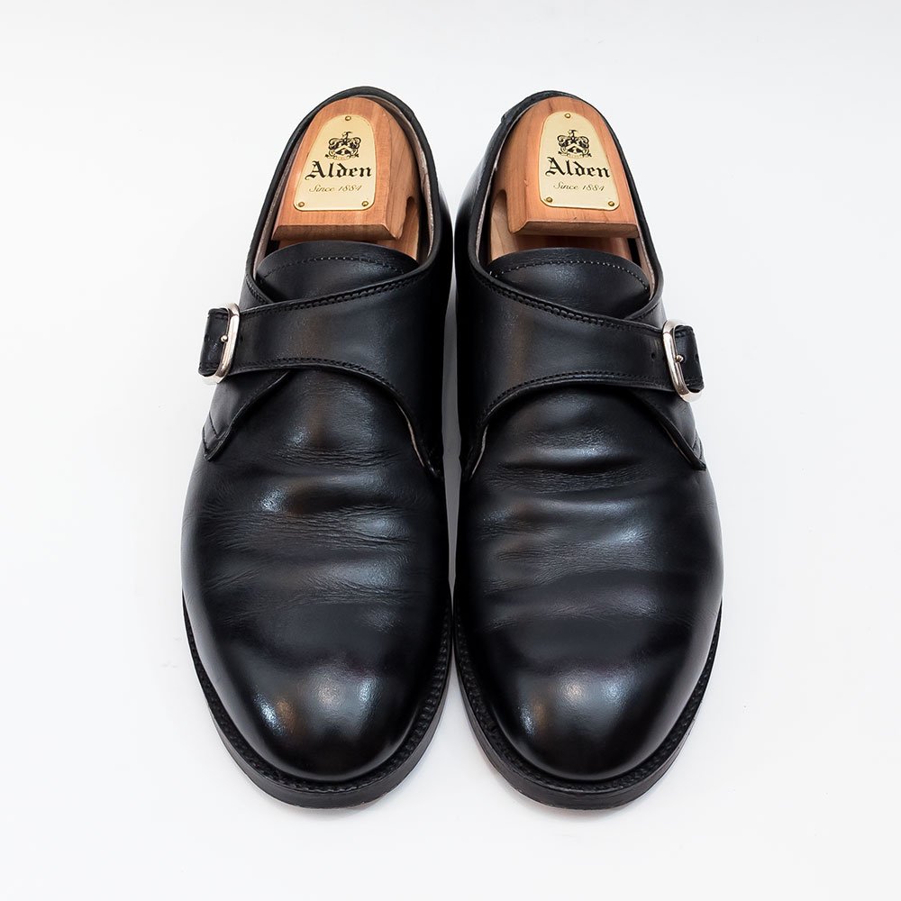 オールデン 18790 シングルモンク モディファイドラスト ブラック サイズ8.5D - 中古革靴販売|革靴の通販ラスタイルシューズショップ