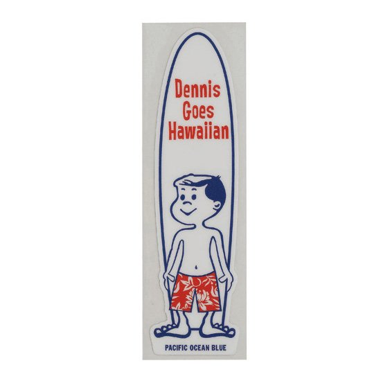 Dennis Goes Hawaiian ステッカー