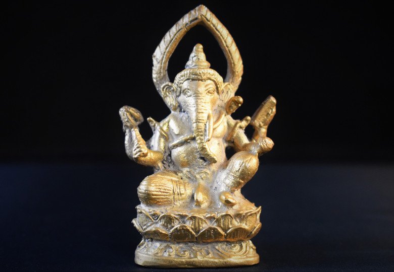 ガネーシャ像【真鍮製】/置物/ヒンドゥー/仏像・神像 - LapisLazuli