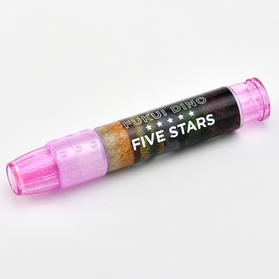 オリジナルノック式消しゴム Five Stars ピンク Dino Store