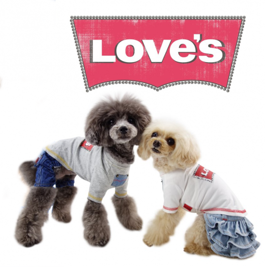 Circus Circus Love S T 犬服 ドッグウェア ネコポス対応 涼感加工で春夏にピッタリなトップス