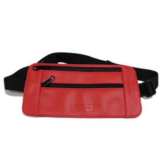 supreme leather waist shoulder pouch