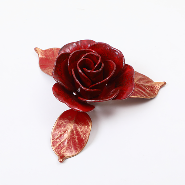 オブジェ「薔薇」 | オーダーメイドのロートアイアン・ エクステリア