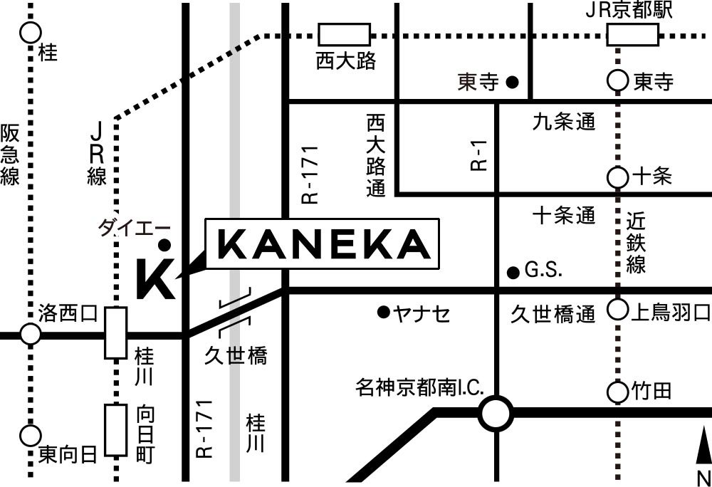 KANEKA地図