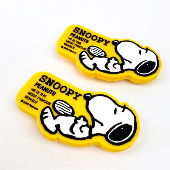 スヌーピー シートベルトストッパー シンプル 2個セット Snoopy カー用品