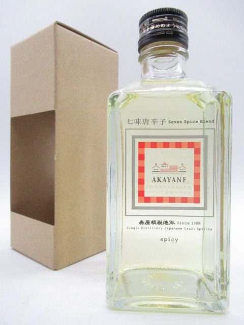 赤屋根 ａｋａｙａｎｅ 七味唐辛子 日本 タイ 中国 スパイシー クラフト スピリッツ 50度 300ml 洋酒と焼酎のちゃがたパーク