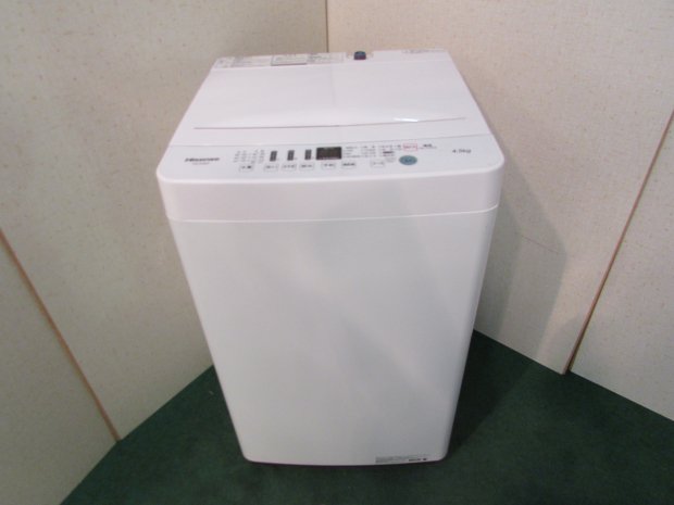 19年製 ハイセンス 全自動洗濯機 Hw E4503 0514 中古冷蔵庫 洗濯機の格安販売は リユース市場