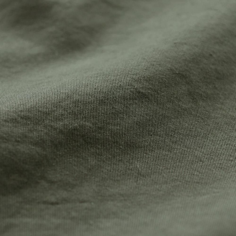 東炊きコットンツイル ノーカラージャケット