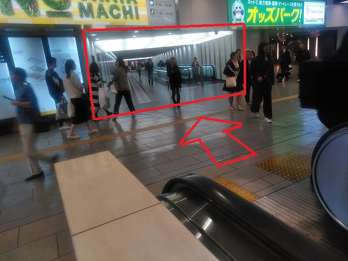 アクセス画像（阪急梅田駅）その３