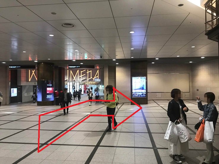 アクセス画像（阪急梅田駅）その７