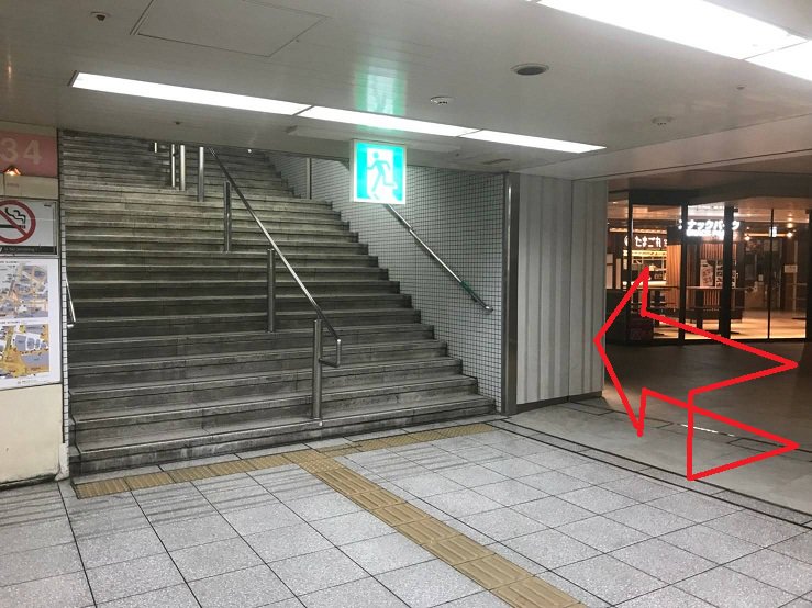 アクセス画像（地下鉄梅田駅）その４