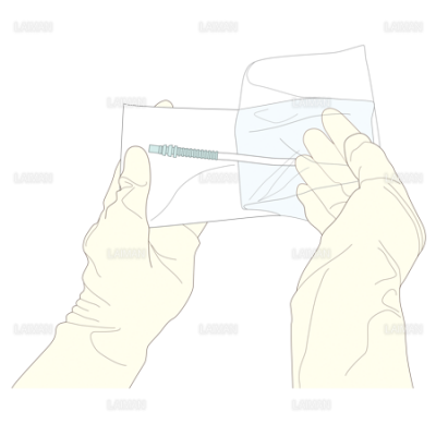 吸引チューブの開封 Sサイズ Laiman Stockweb メディカルイラスト素材のダウンロード販売