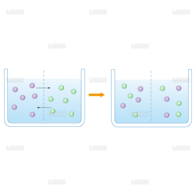 透析の原理 拡散 ｓサイズ Laiman Stockweb メディカルイラスト素材のダウンロード販売