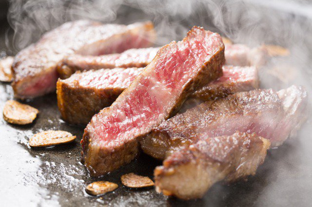 長崎和牛のステーキ